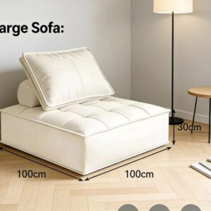 euroform one piece foam sofa – modular relax lounge collection