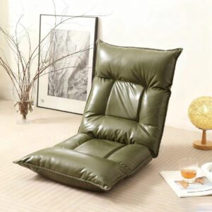 foldable tatami floor chair with backrest – japanese style lazy sofa seat for dorms, bedrooms & reading nooks