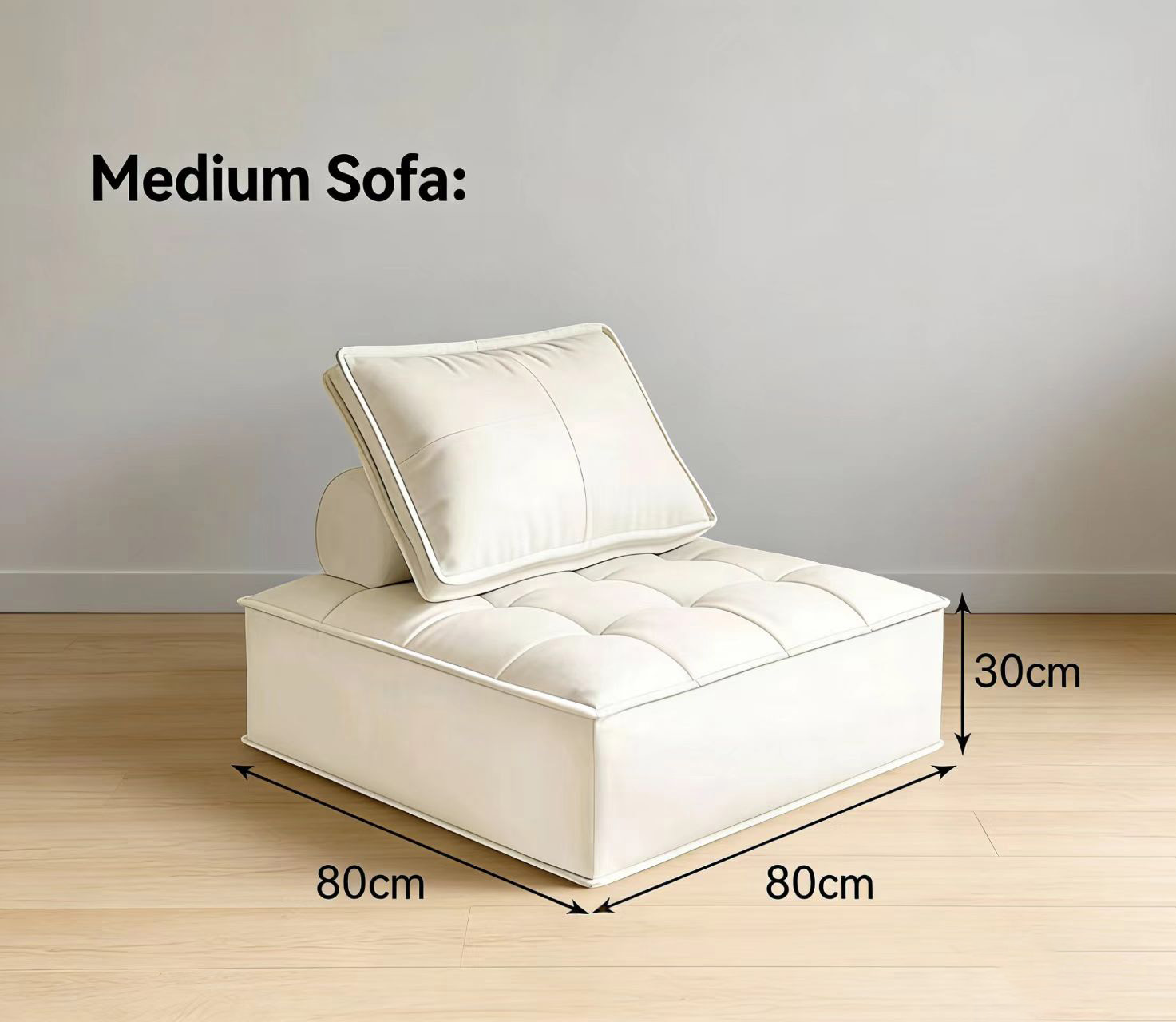 euroform one piece foam sofa – modular relax lounge collection