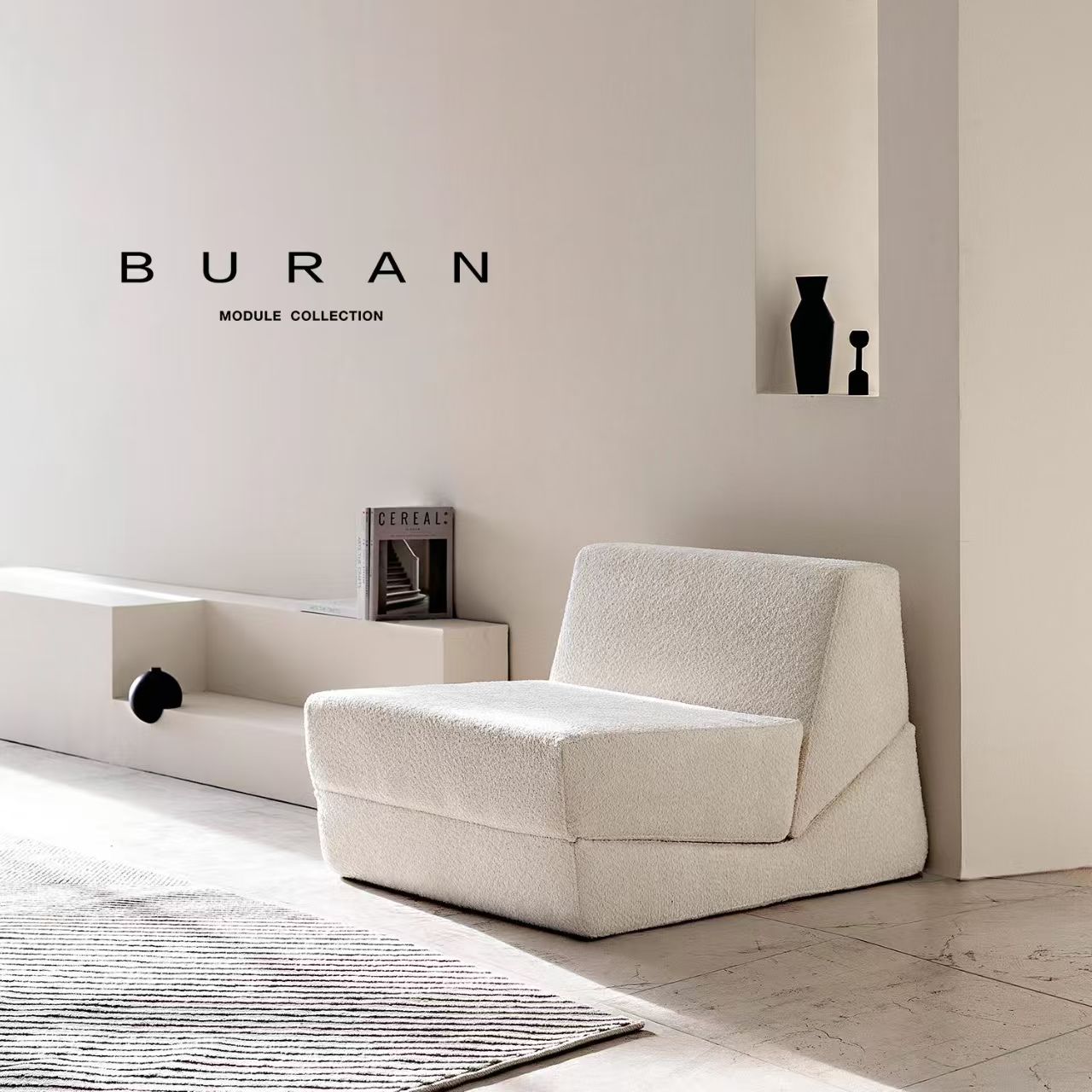 vacuum packed foldable foam lounge chair