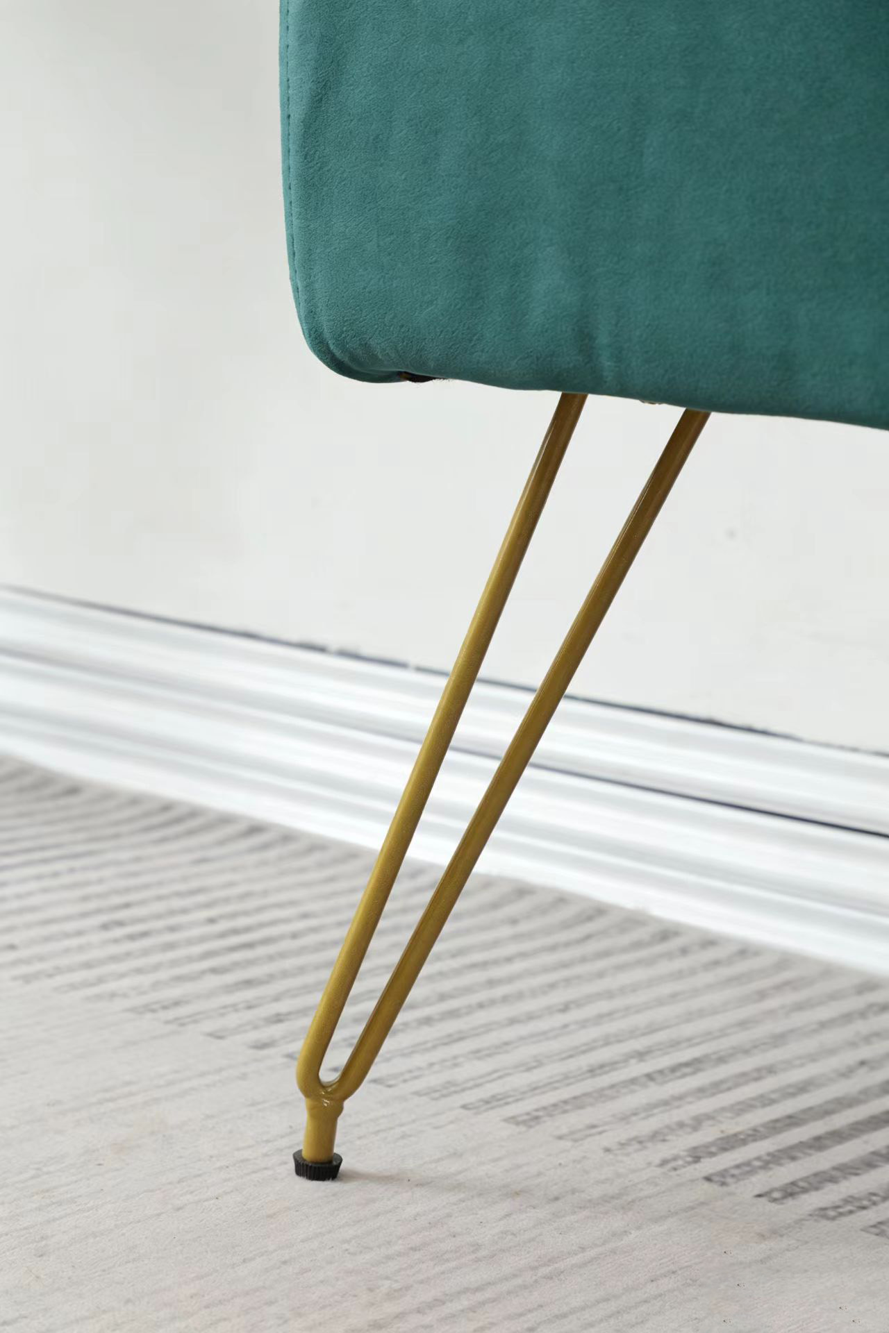 luxecraft™ solid wood entryway bench – upholstered footboard seat for hallway, bedroom & living room