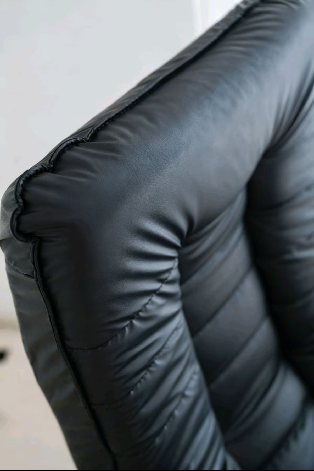 folding recliner moon chair – lazy single seat for balcony & tatami