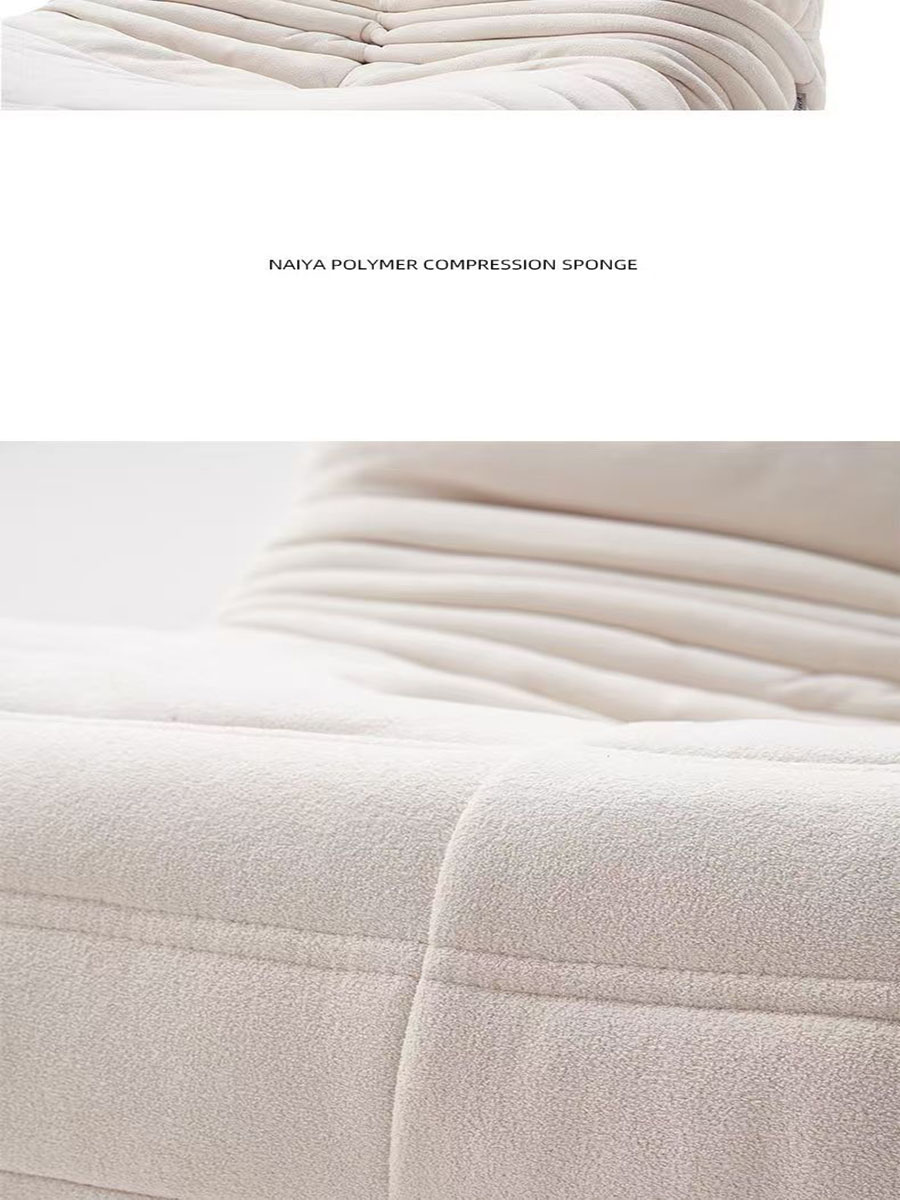 caterpillar lazy sofa – full foam comfy couch, vacuum compressed