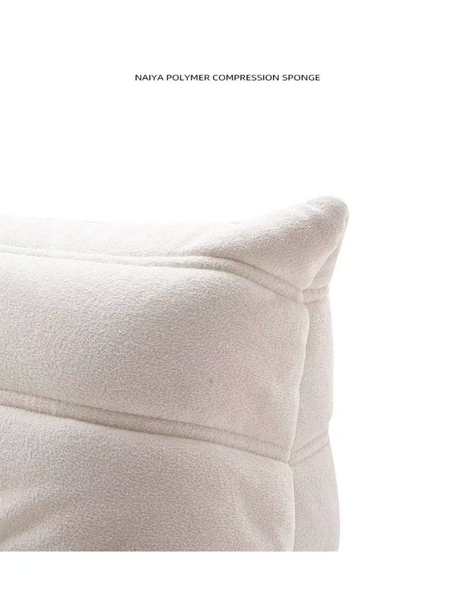 caterpillar lazy sofa – full foam comfy couch, vacuum compressed