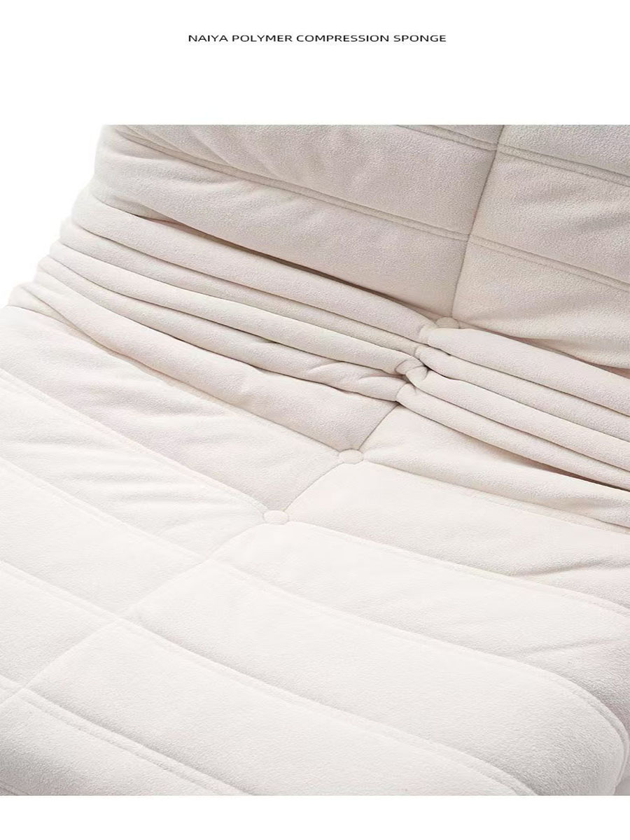 caterpillar lazy sofa – full foam comfy couch, vacuum compressed