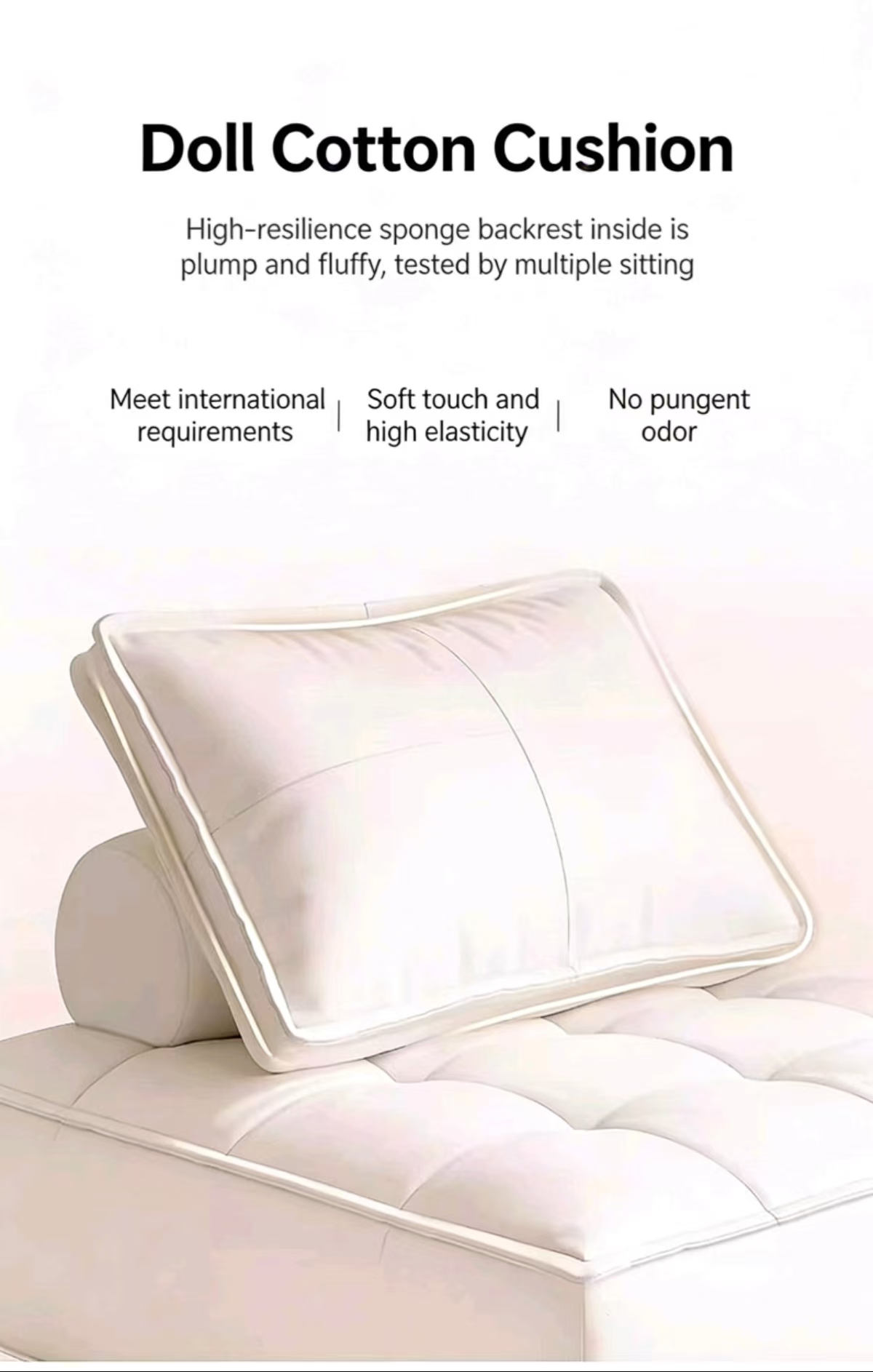 euroform one piece foam sofa – modular relax lounge collection