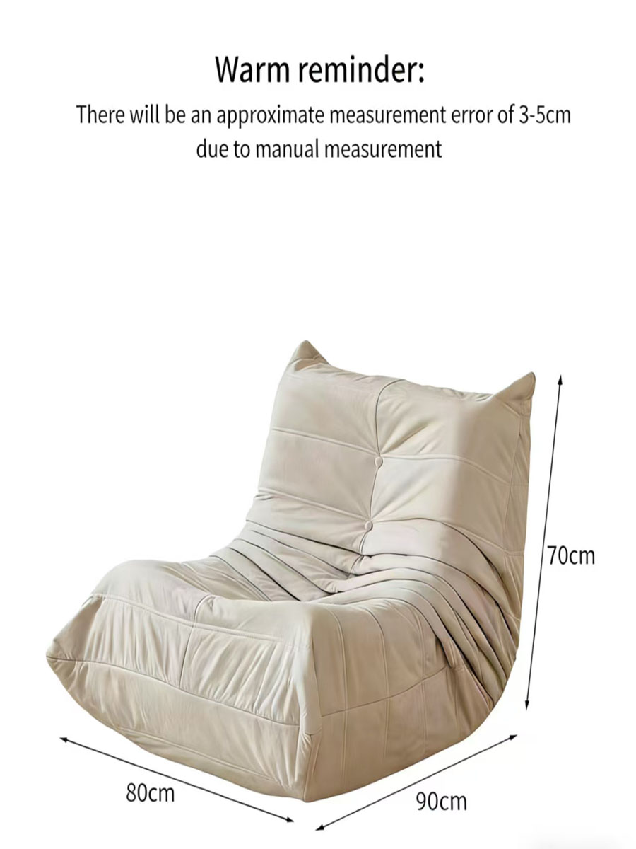 comfy modular “caterpillar” sofa — vacuum packed togo style lounge seating for living rooms (2 seater / 3 seater)