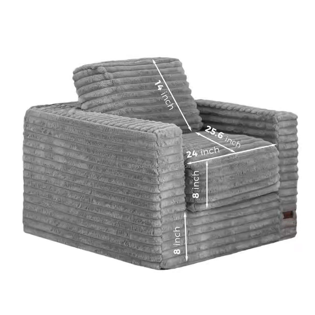 modern vacuum packed foam lounge sofa