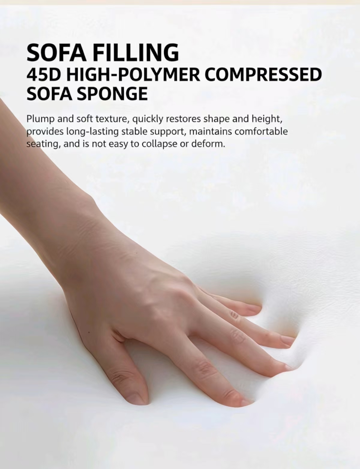 nordicfold™ vacuum packed all foam sofa – compact 2 seater lounge chair with easy storage & foldable design