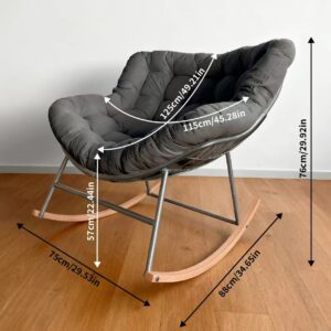 eurochic relax rocking chair – home leisure sofa