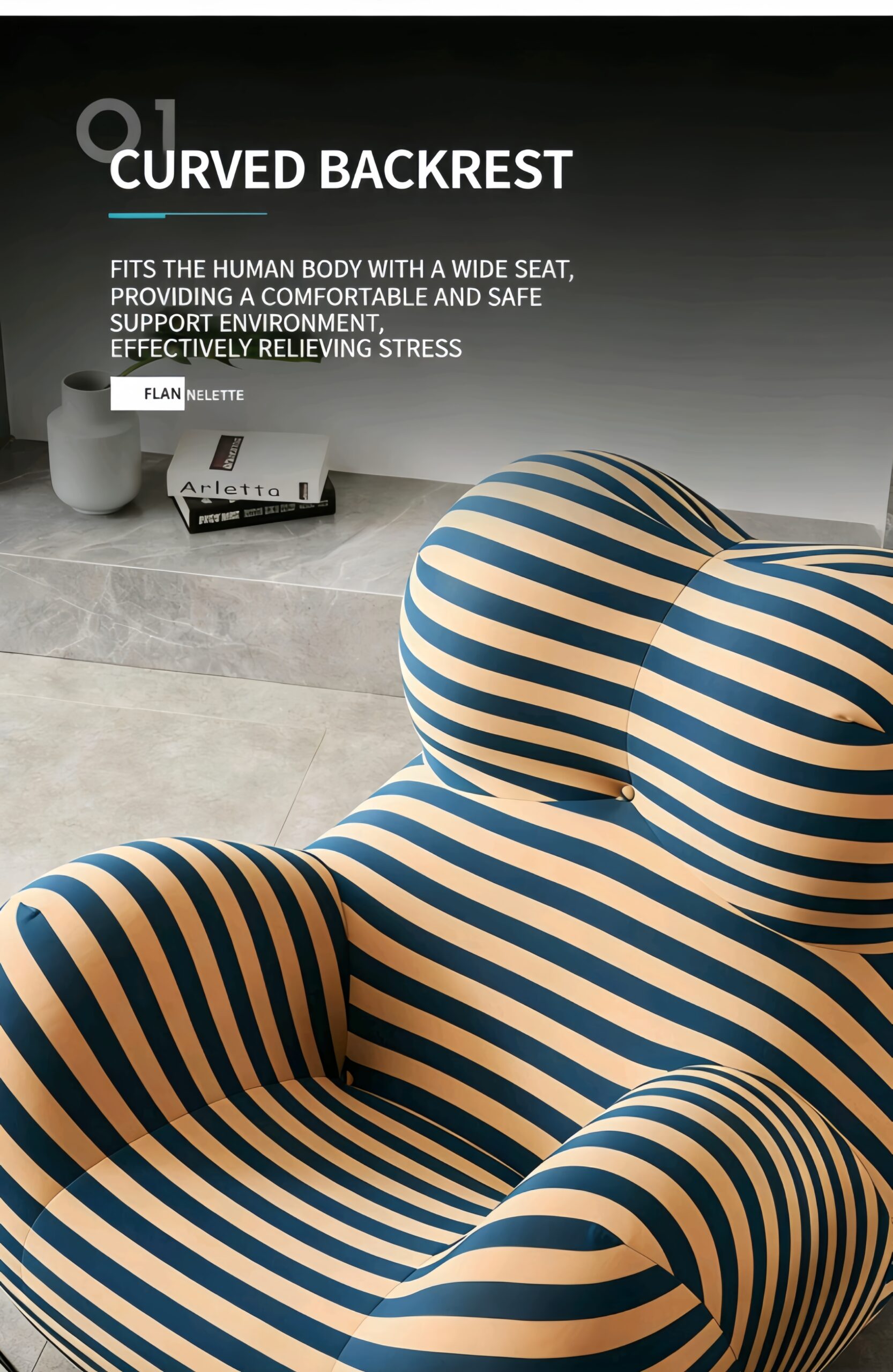 mamma’s embrace italian lounge chair – luxurious minimalist design