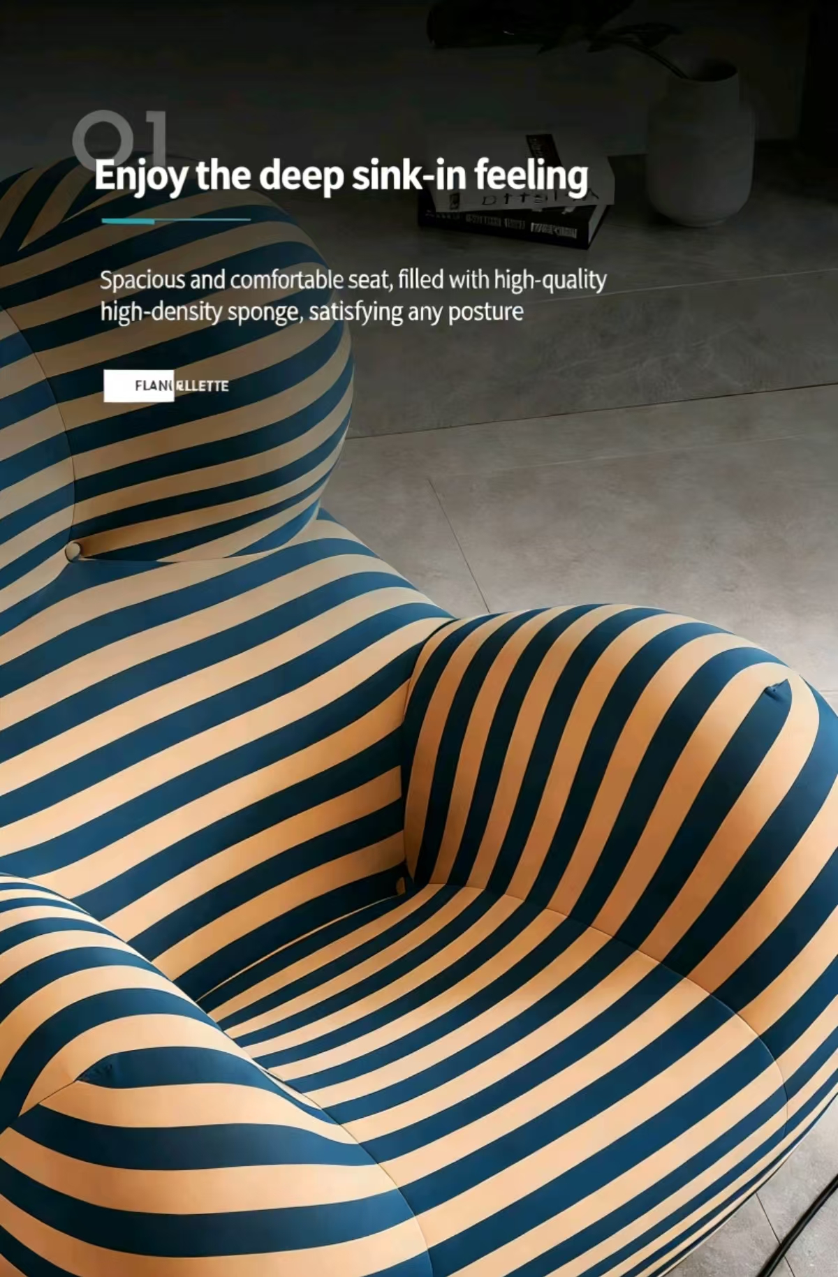 mamma’s embrace italian lounge chair – luxurious minimalist design