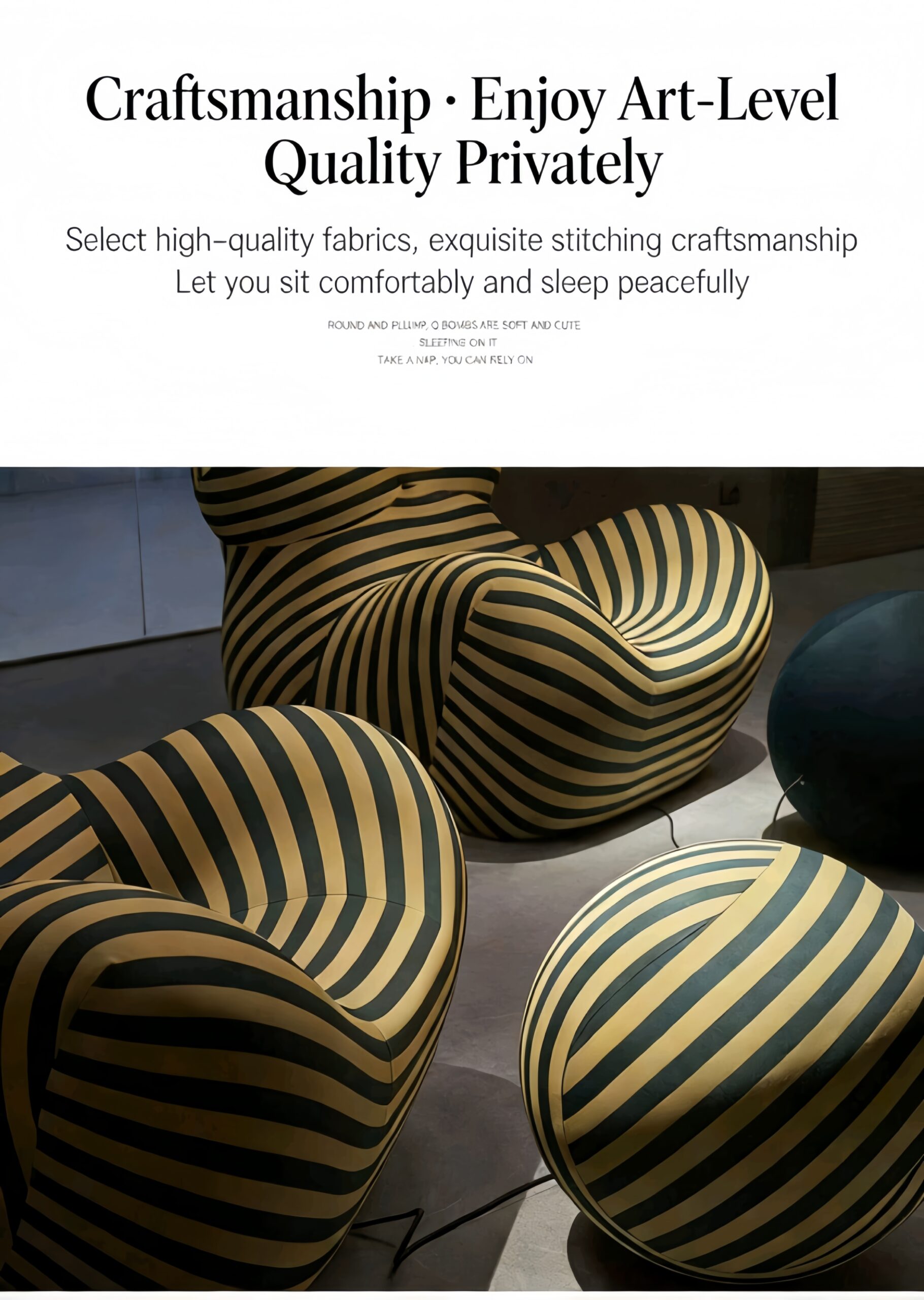 mamma’s embrace italian lounge chair – luxurious minimalist design