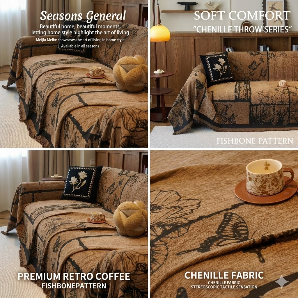 The Parisian Charm Sofa Throw - Image 3