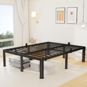 SteelNest Metal Platform Bed with Storage