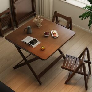 EcoFold Solid Wood Dining Table
