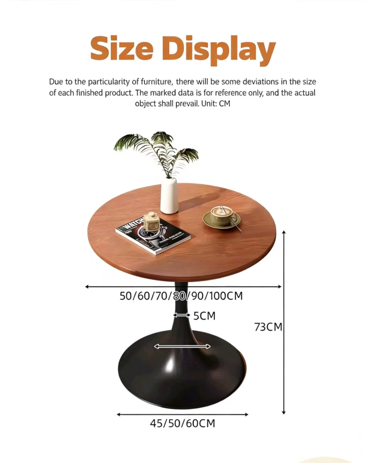 TulipCraft Solid Wood Dining Table - Image 5