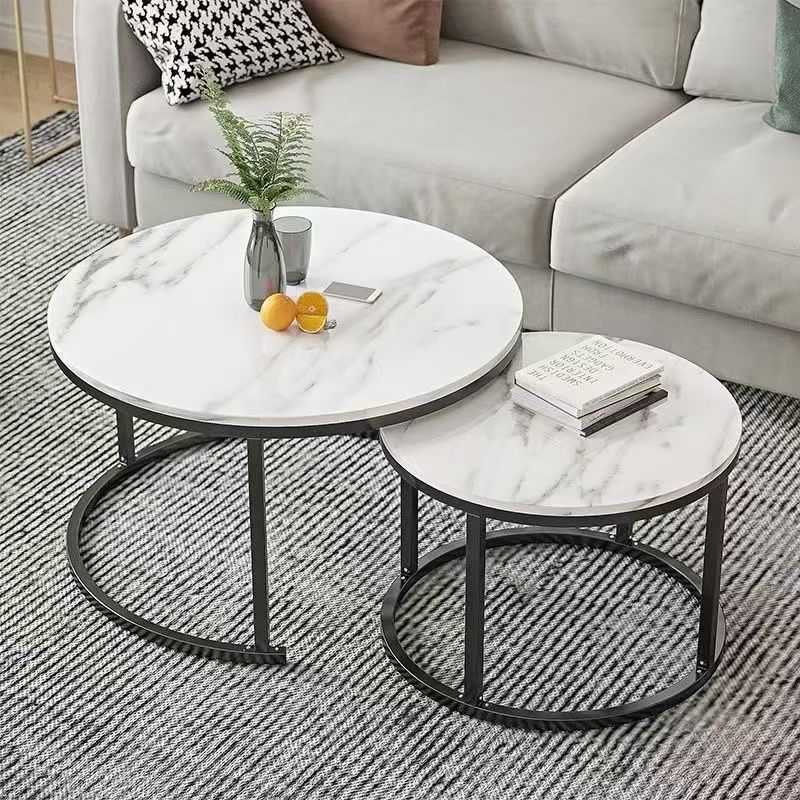 LuxeRound Modern Coffee Table