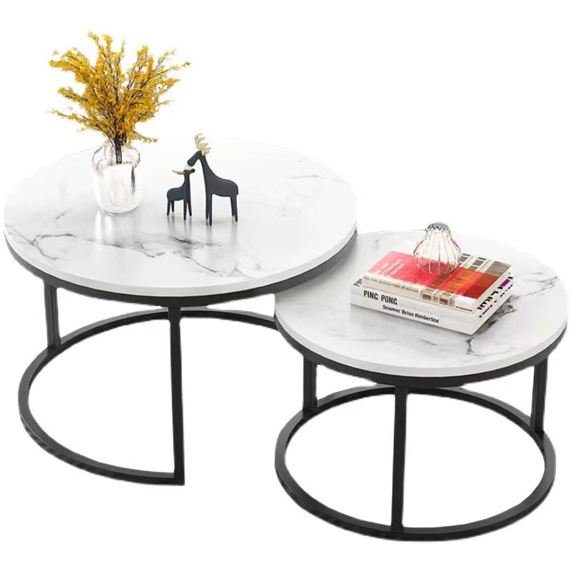 LuxeRound Modern Coffee Table - Image 4