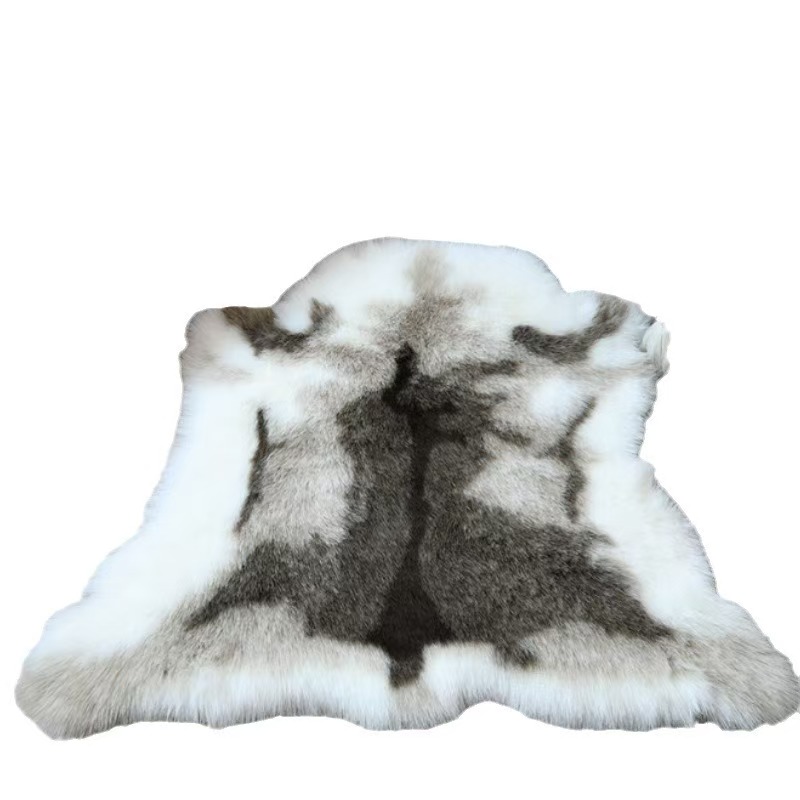 Faux Reindeer Fur Rug - Image 4