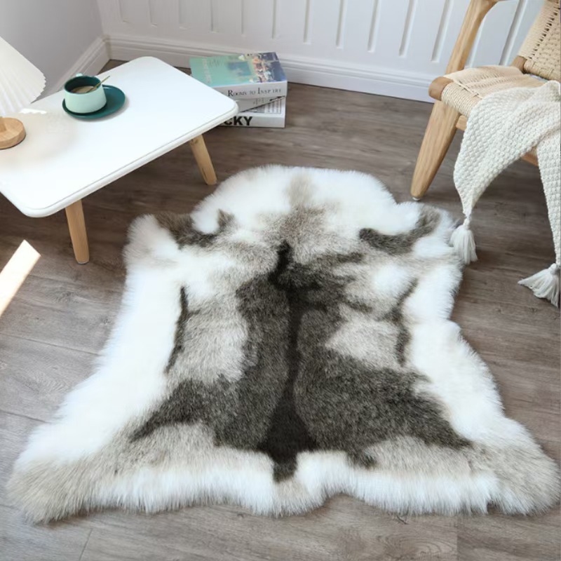 Faux Reindeer Fur Rug - Image 5