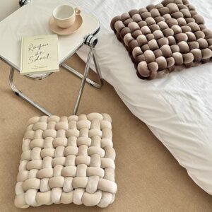 Chic Woven Throw Pillow