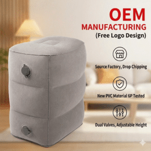 Inflatable Travel Footrest